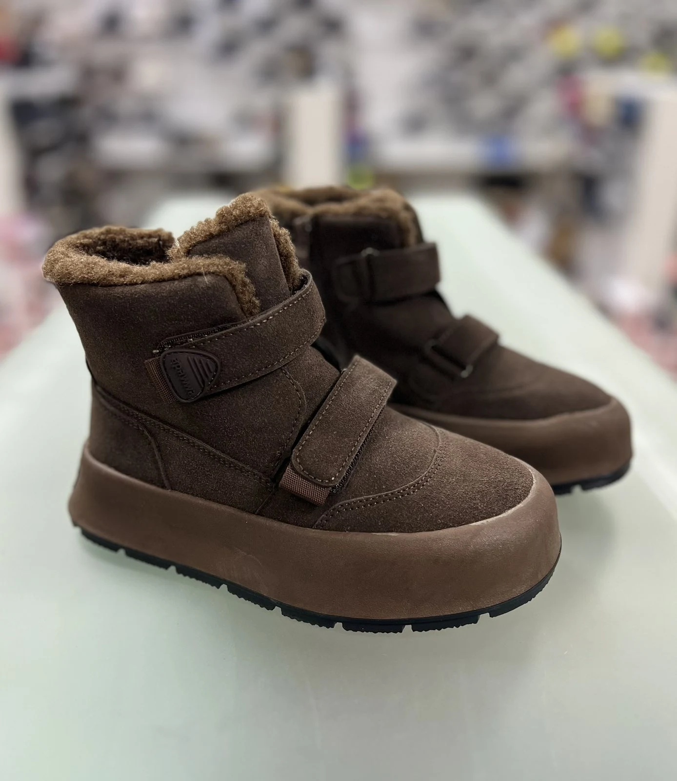 Черевики для дівчинки єврозима BROWN ABD1073R Apawwa