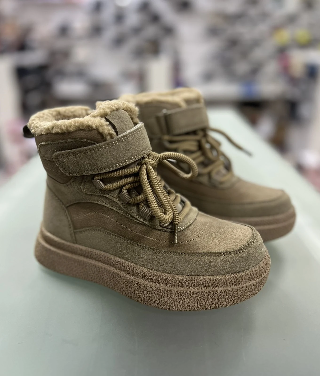 Girls' Euro-winter Boots HC751-2 Beige Clibee