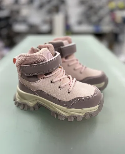 Girls' Euro-winter boots in lilac-pink HB759-5 Apawwa