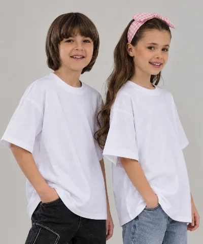 Футболка OVERSIZE УНИ белая 2050 Baykar
