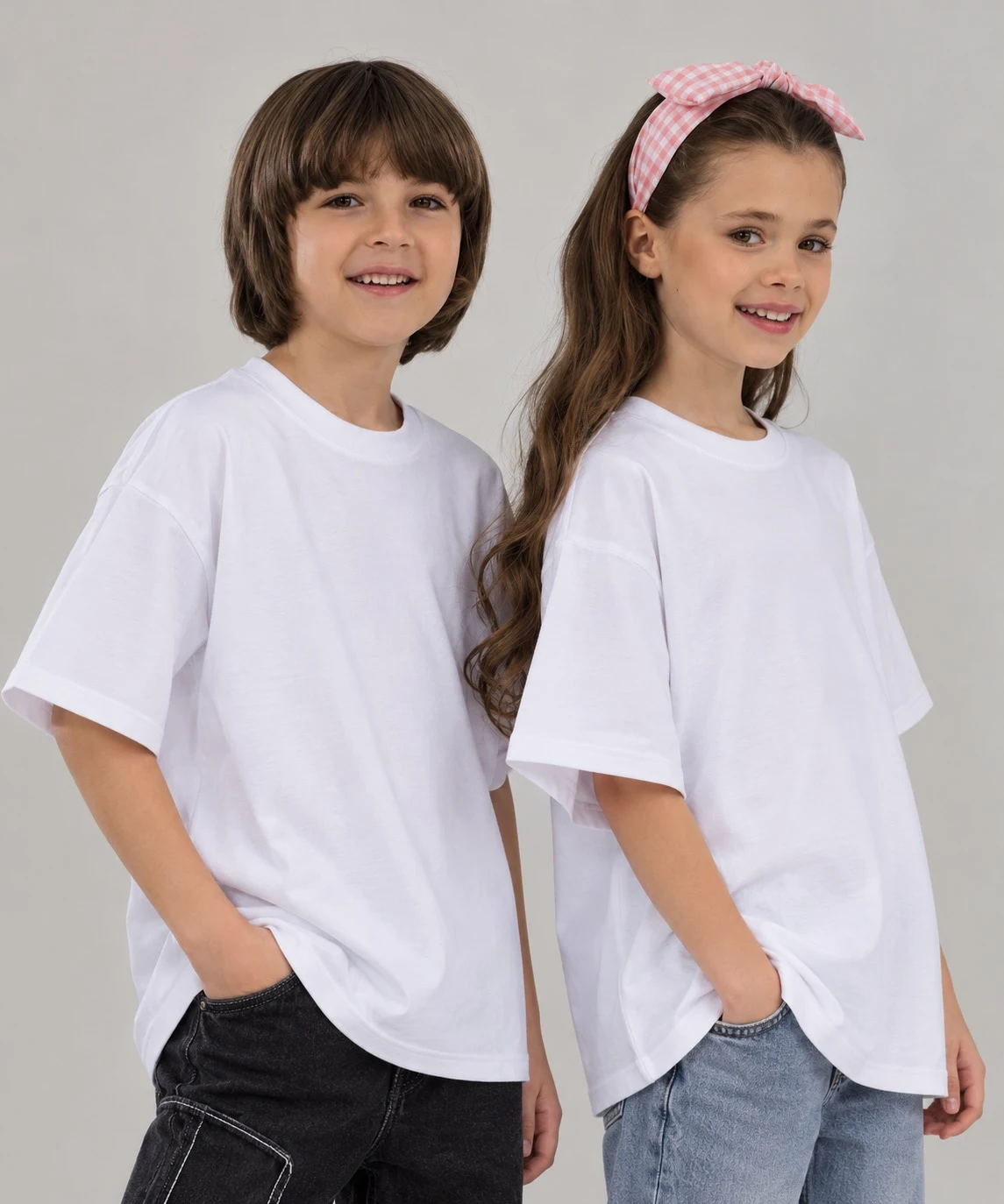 Футболка OVERSIZE УНИ белая 2050 Baykar