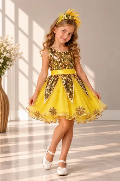 Girls' Spikelet Carnival Costume