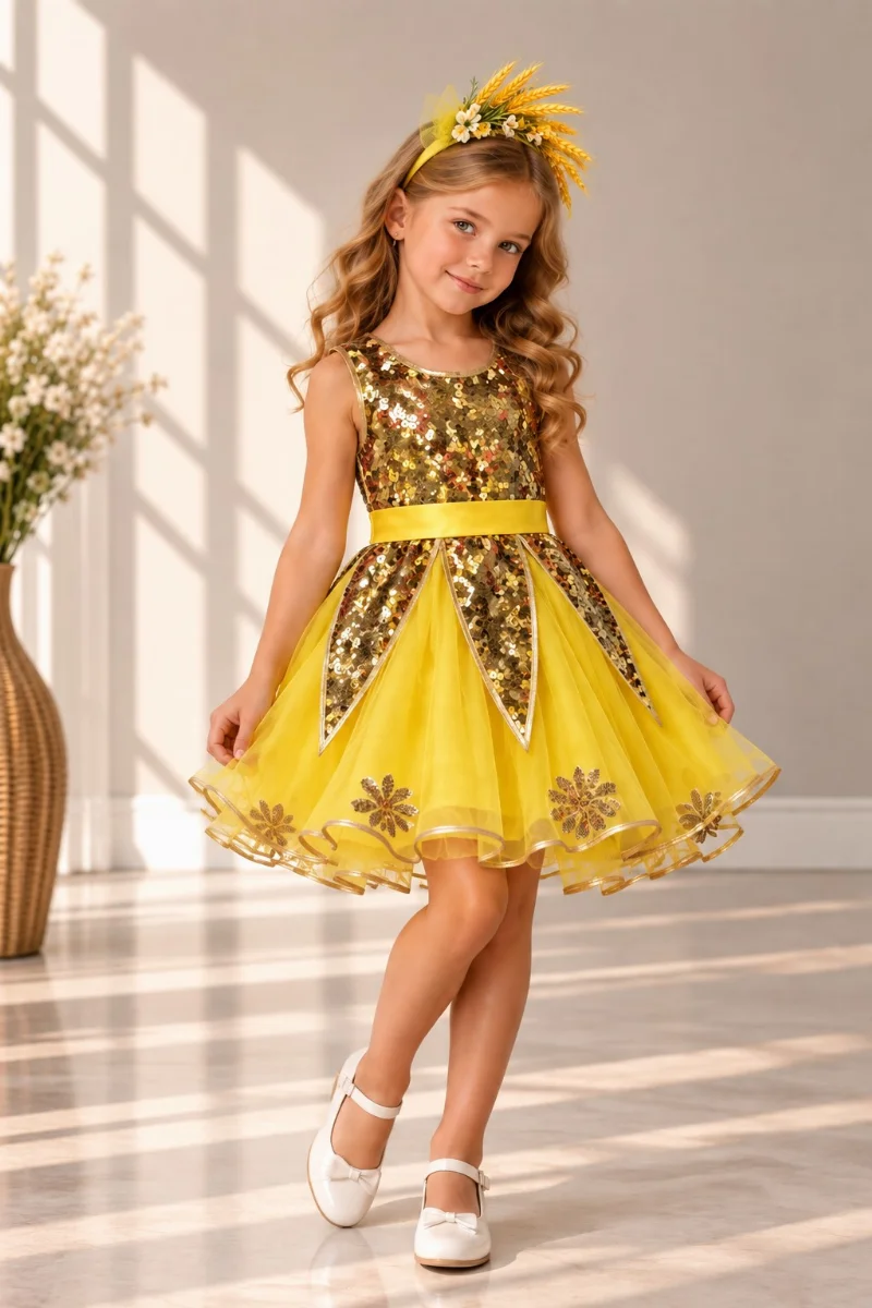 Girls' Spikelet Carnival Costume