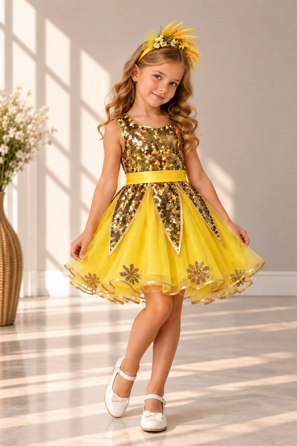 Girls' Spikelet Carnival Costume