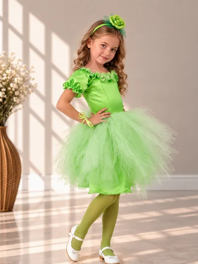 Cabbage Tulle Carnival Costume for Girls