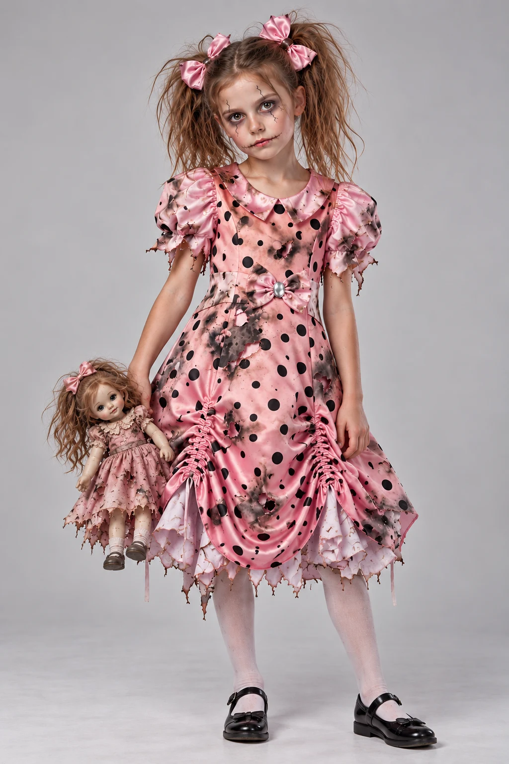 Annabelle Creepy Doll Halloween Costume