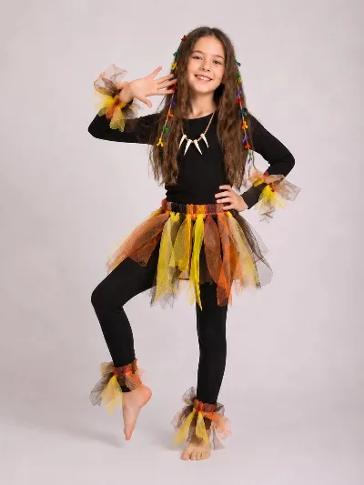 Island Girl (Jungle Girl) Fancy Dress Costume for Girls