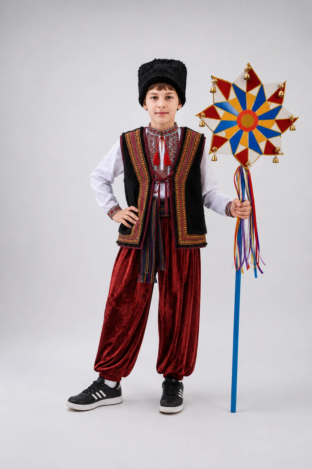 Костюм Колядник Гуцул Миколай українець Козак