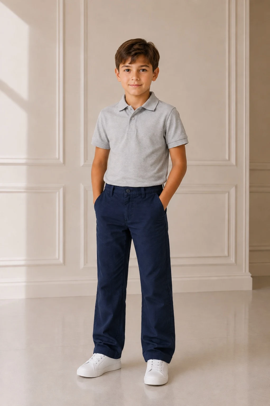 Брюки котонові для хлопчика сині 976739 ARN JEANS