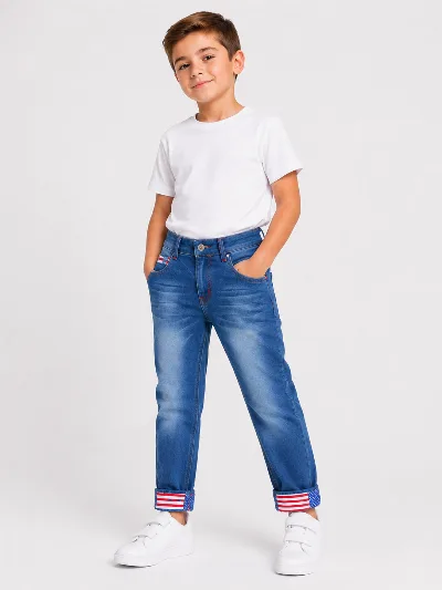 Jeans for boys 56526 blue SEAGULL, Hungary