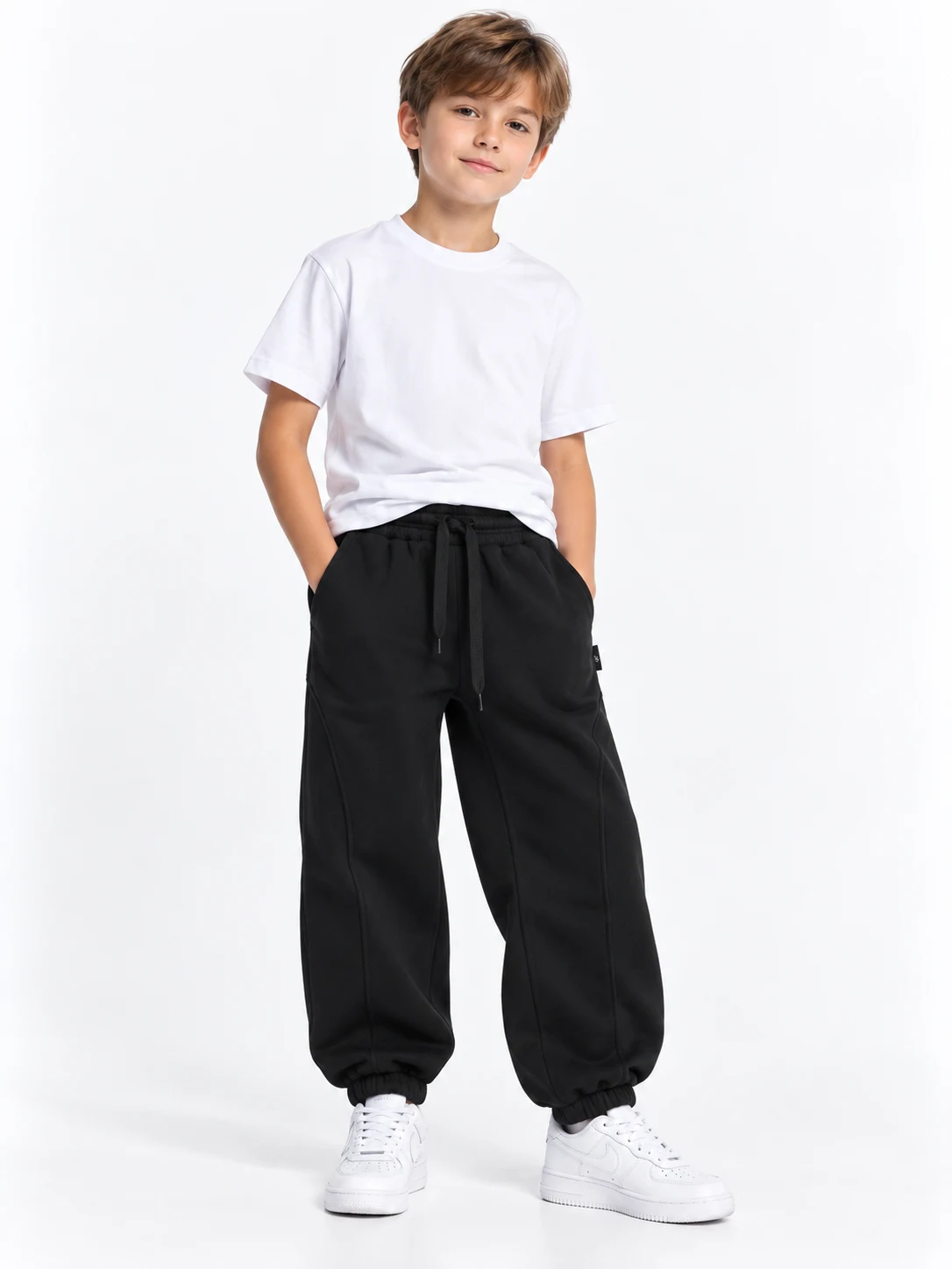 Insulated Black Joggers 2350 JakPani