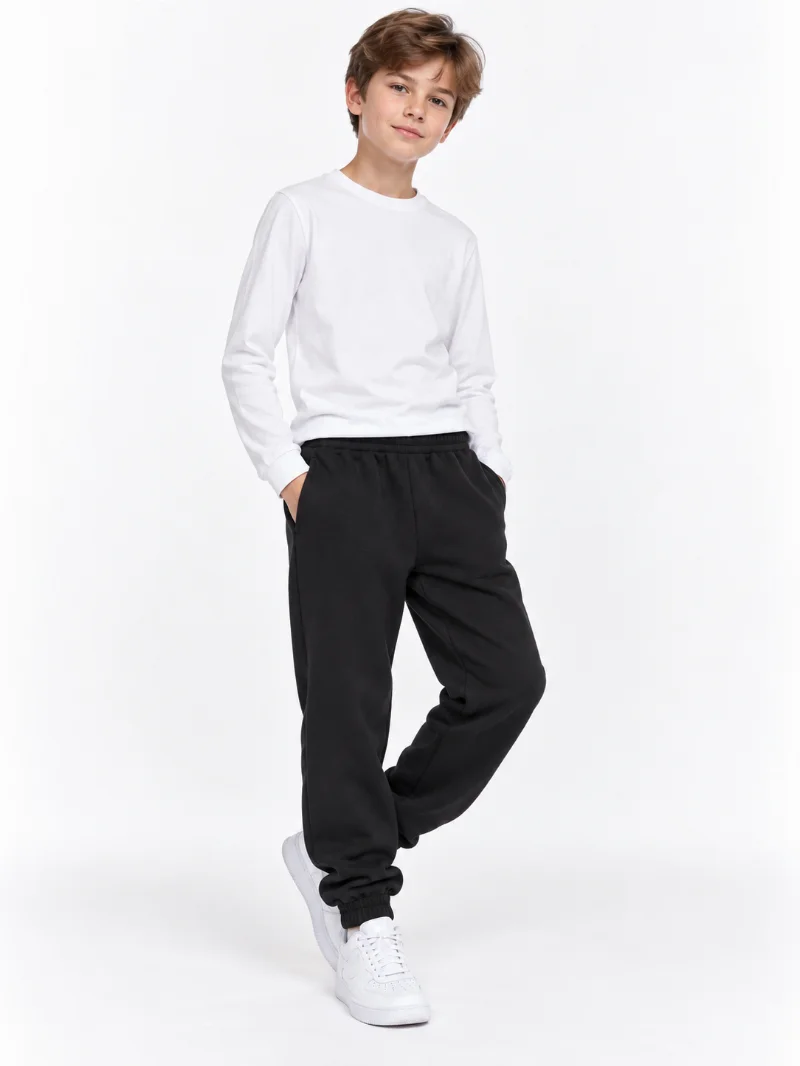 Insulated black joggers 8867 Turkey