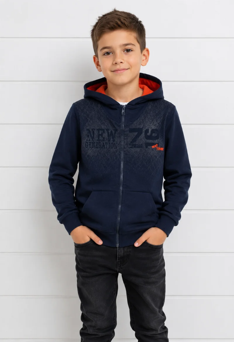Boys' sports jacket 101 5-41 blue by LA-LA, Ukraine