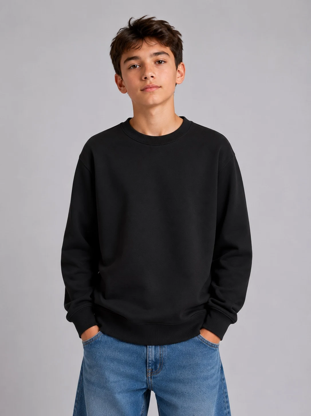 Black Sweatshirt 2315 JakPani