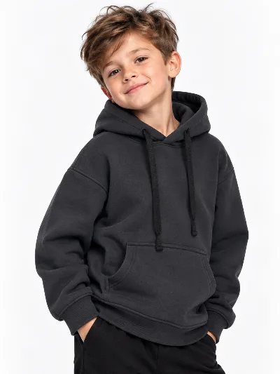 Graphite Fleece-Lined Hoodie 1758 JakPani