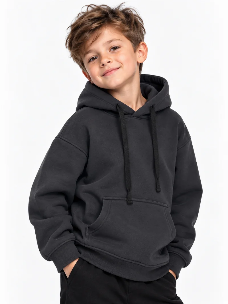 Graphite Fleece-Lined Hoodie 1758 JakPani