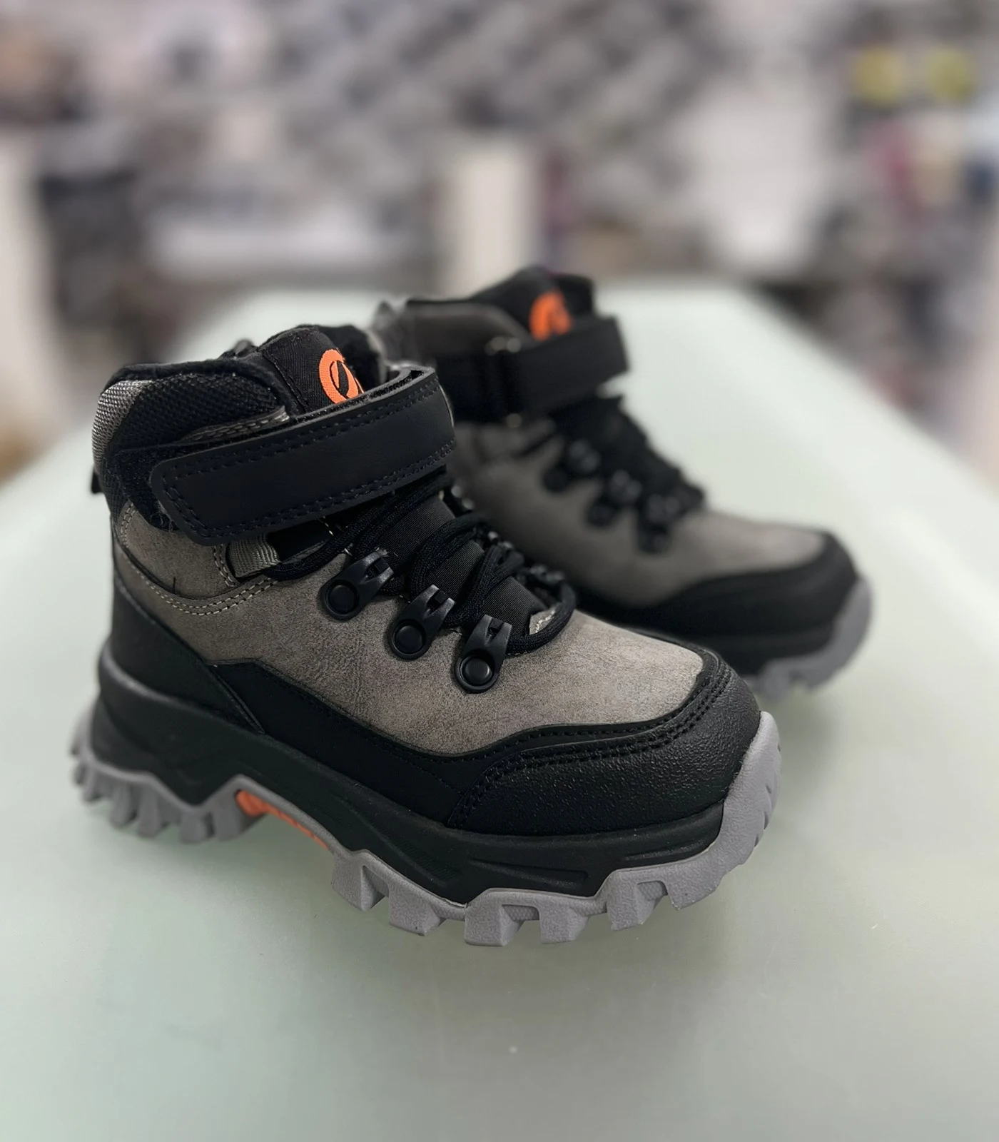 Ботинки для мальчика еврозима HB759-2 grey Clibee