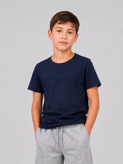 Kids' Navy Blue T-shirt 0601101тсн Tatoshka