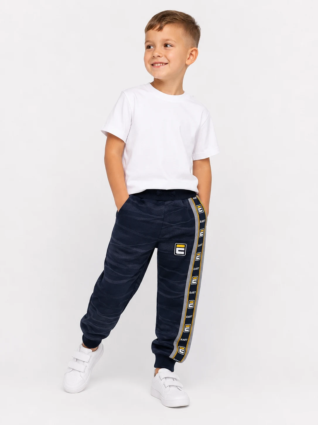 Boys' Joggers CH-5755 Blue & Yellow by S&D kids, Hungary