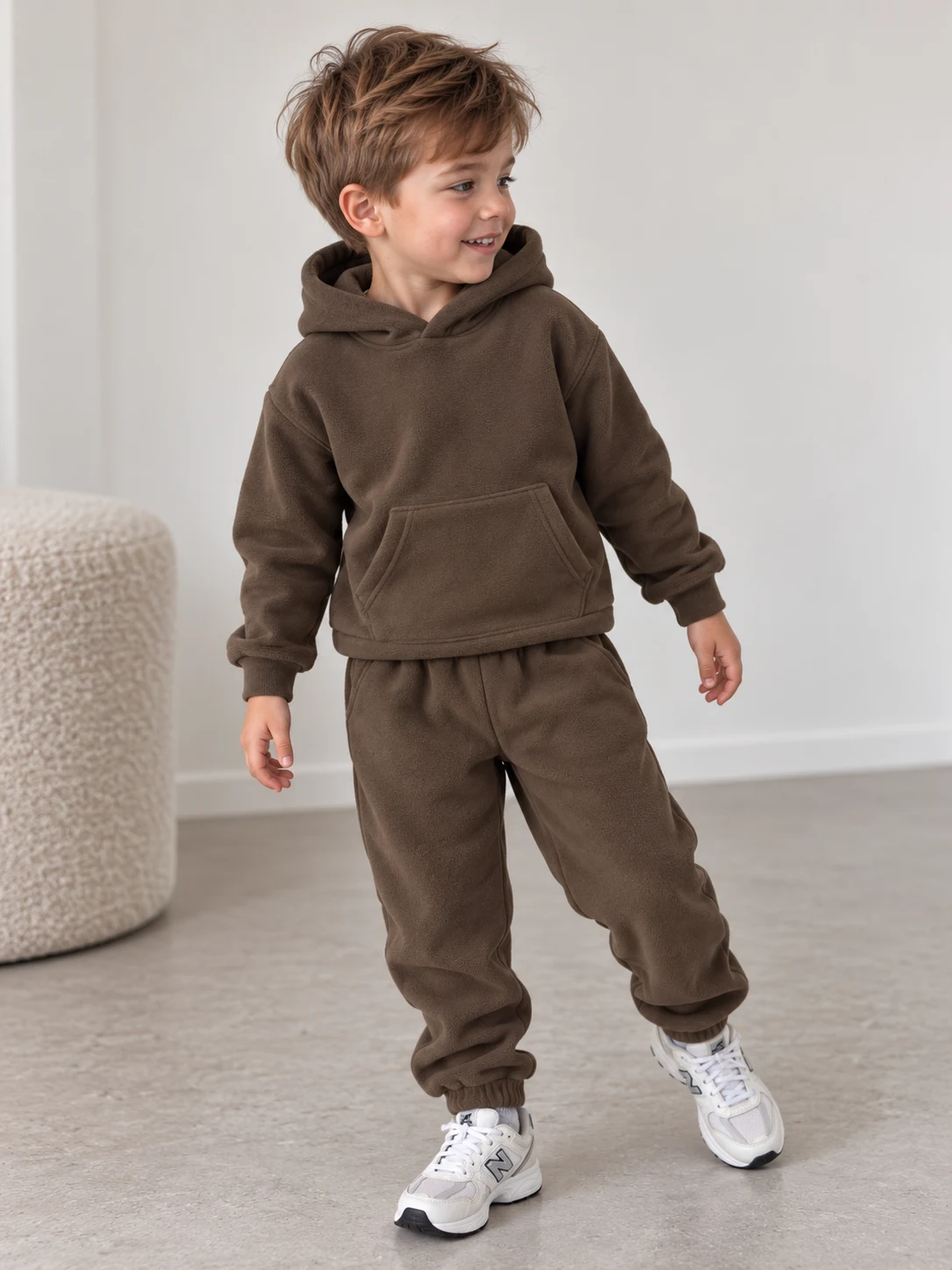 TwinsBaby Chocolate Fleece Kids' Set 2434002