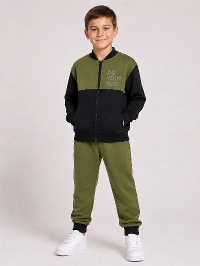 Спортивний костюм хакі 117412 SMIL