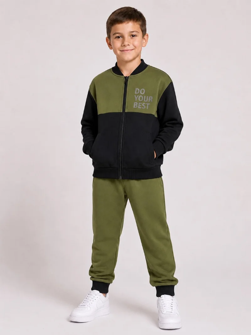 Спортивний костюм хакі 117412 SMIL