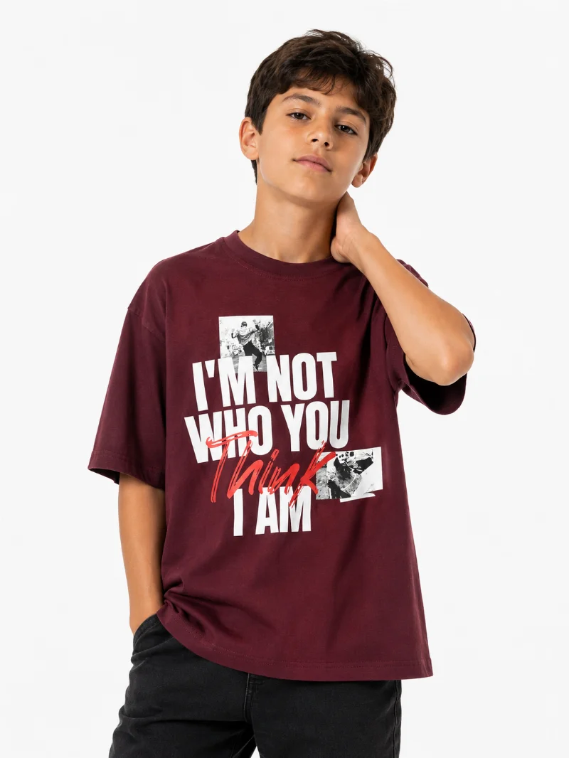 Футболка бордо Not