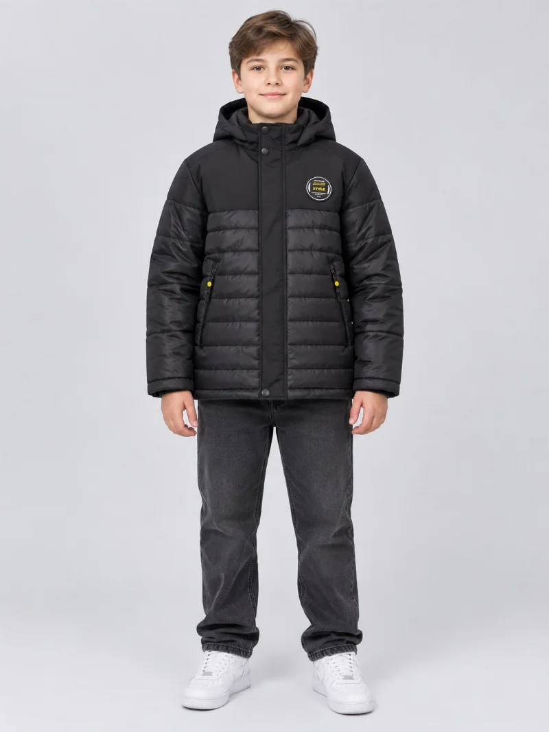 Black transitional jacket for boys RX-825 China