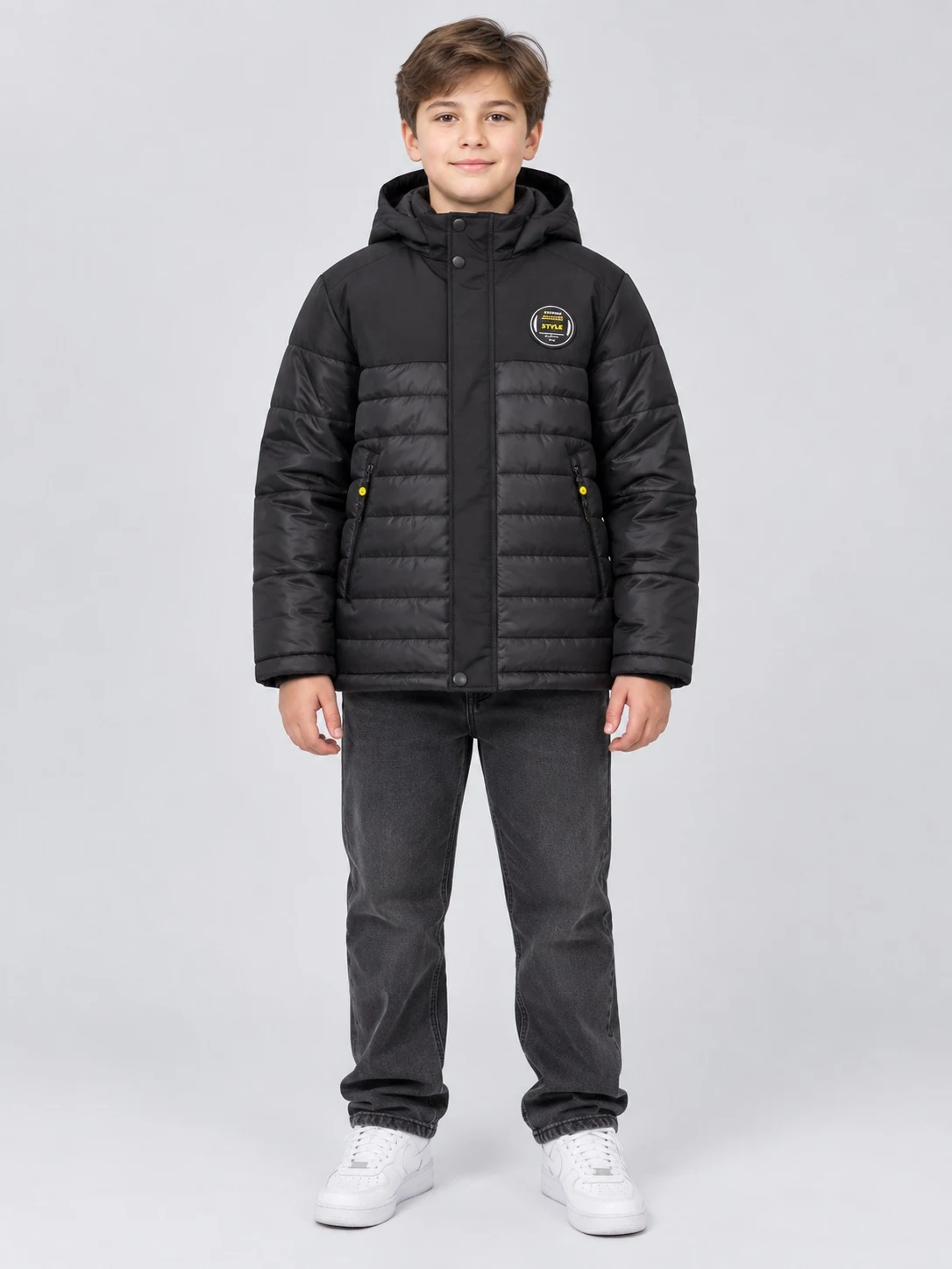 Black transitional jacket for boys RX-825 China