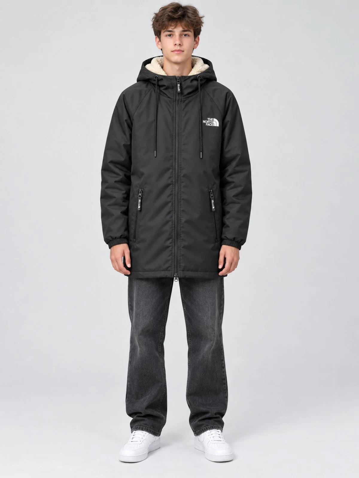 Куртка для мальчика демисезонная мех NORTH FACE Турция