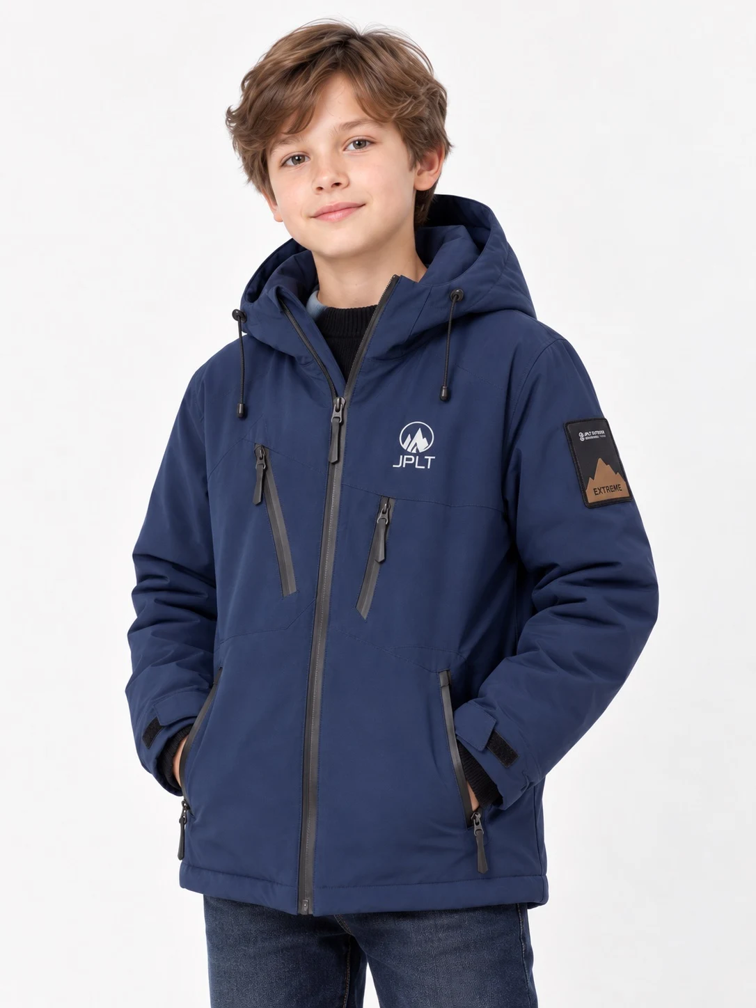 Boys' Blue Transitional Jacket BM-1
