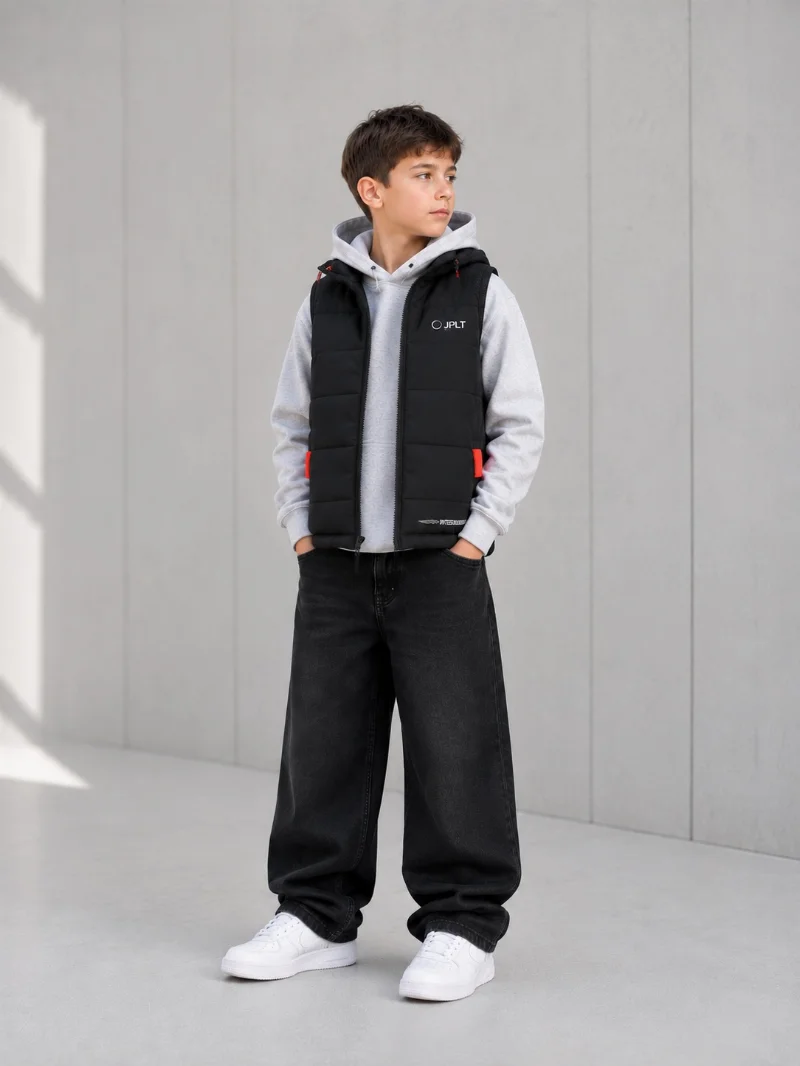 Black vest for boys MJ-60 China
