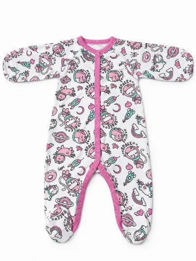Cosmocats Baby Romper for Girls 108557 SMIL