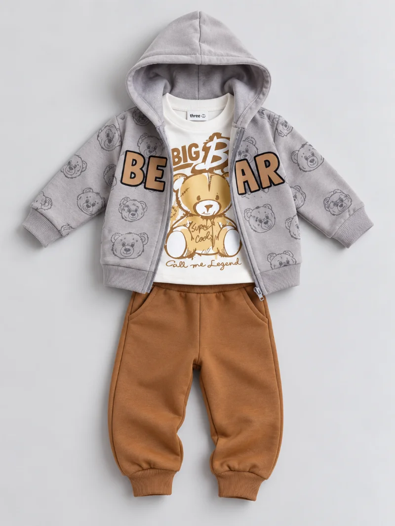 Костюм утеплений 3-ка (кофта, штанці, реглан)  BEAR арт.312 Туреччина