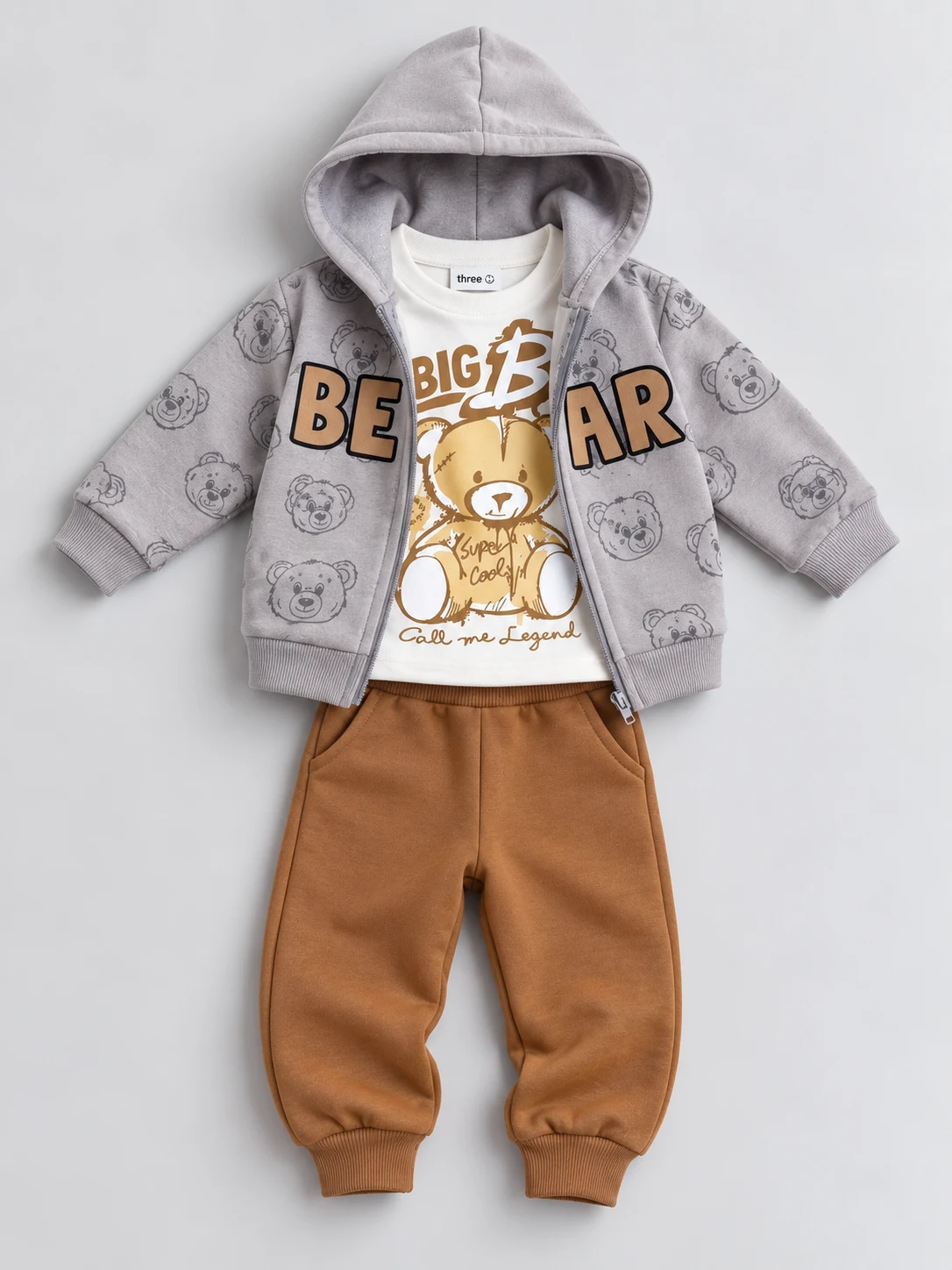 Костюм утеплений 3-ка (кофта, штанці, реглан)  BEAR арт.312 Туреччина