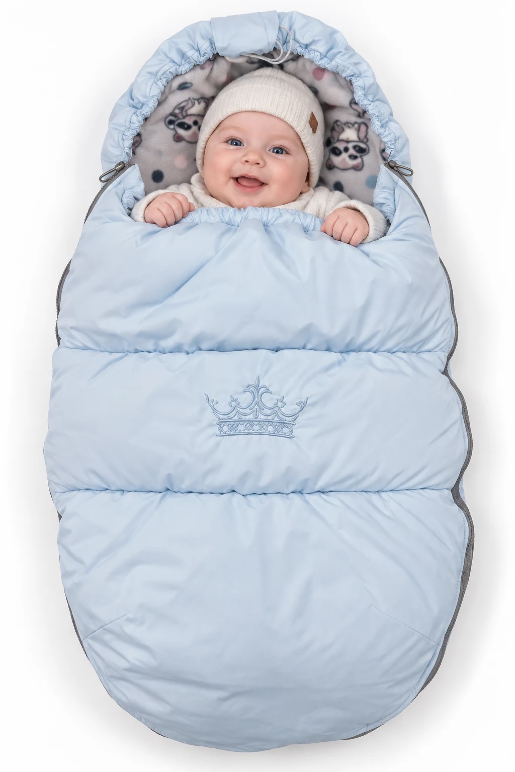 Winter baby sleeping bag stroller envelope blue 088-9 Veres