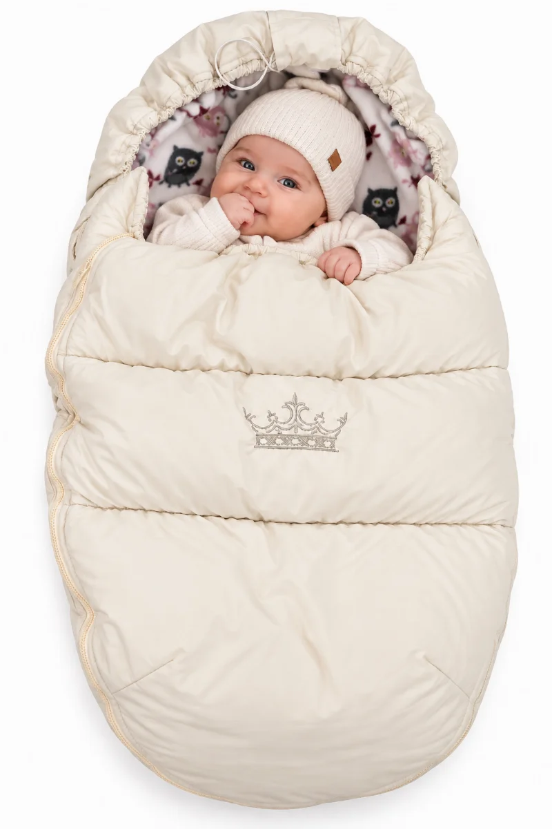 Winter Stroller Sleeping Bag Envelope Milky 088-6 Veres