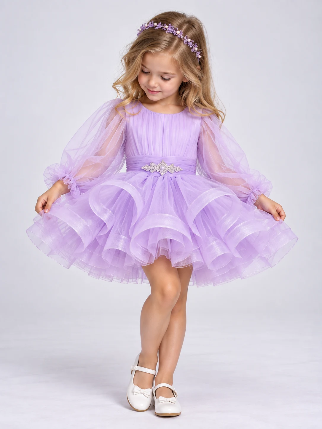 Barbie lilac mini dress