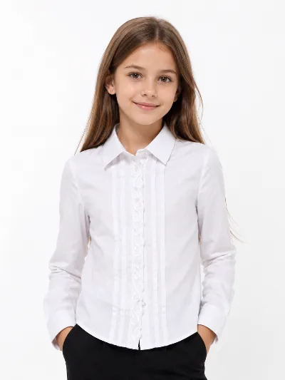 School blouse for girls, size 140, TM Malena