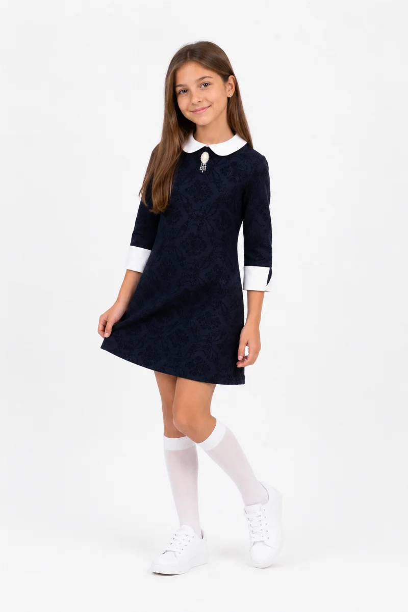 School Dress 25 Blue