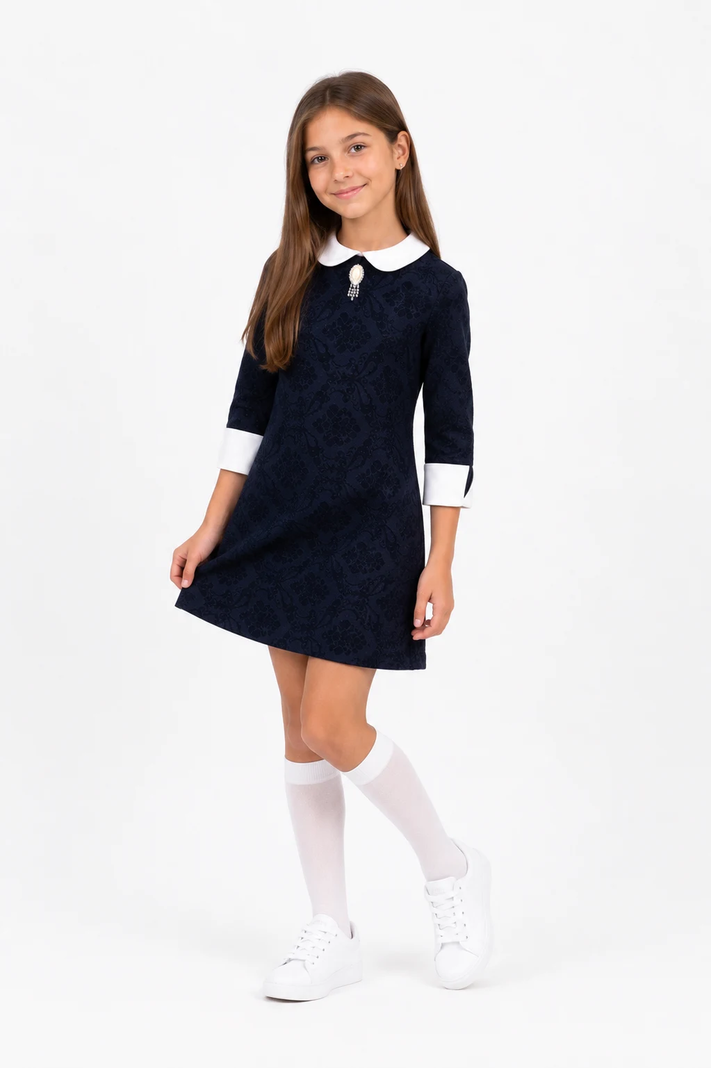School Dress 25 Blue