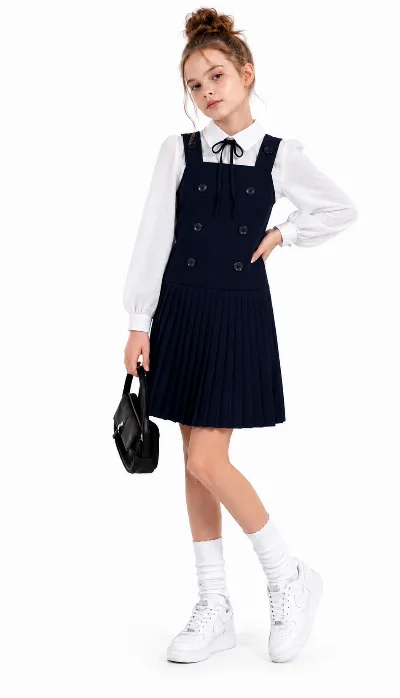 School dress Mia blue