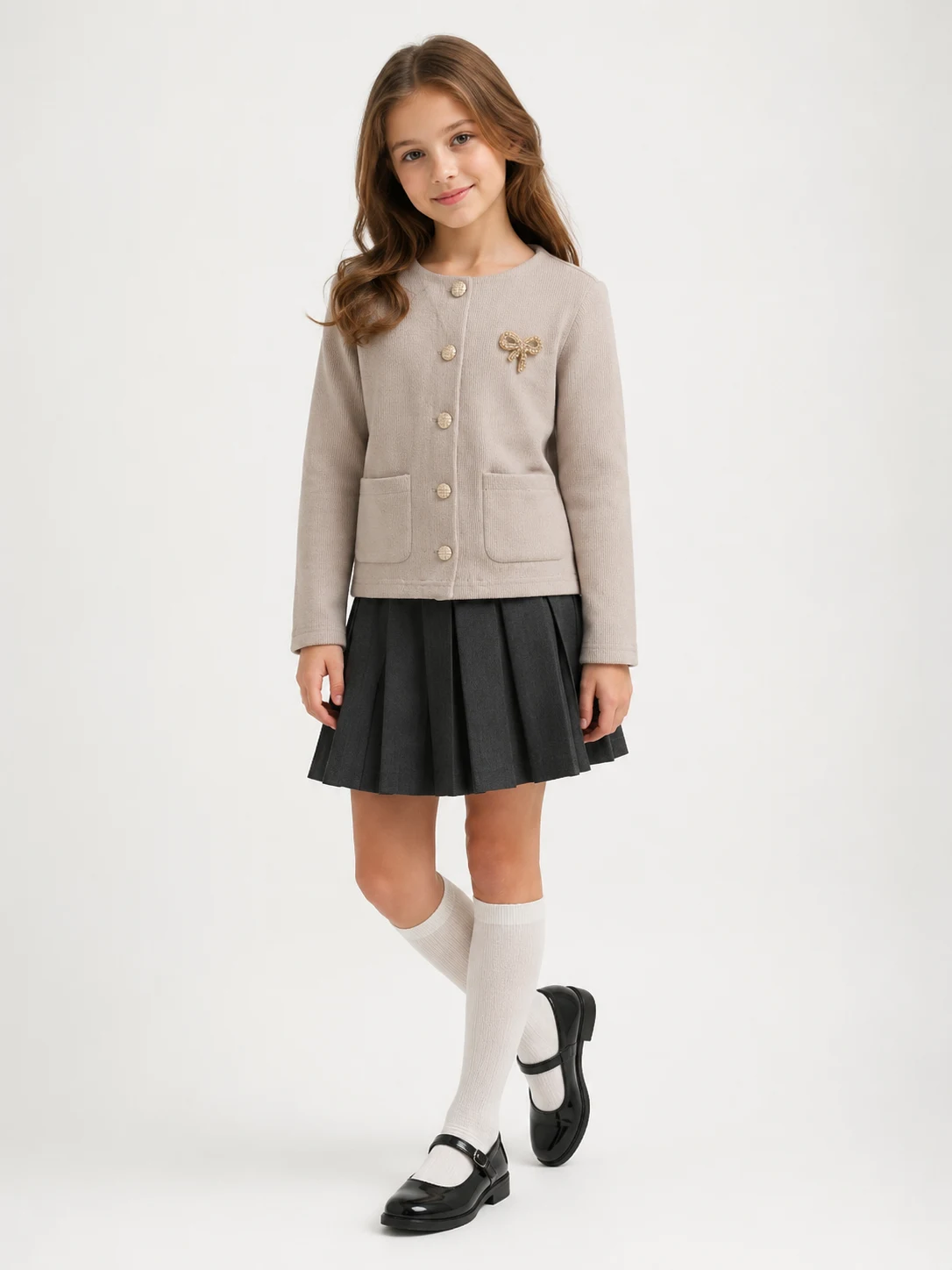 Mevis Knit Jacket 5657.05