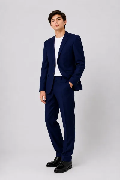 Classic Suit for Boys, Electric Blue, B&G Turkey