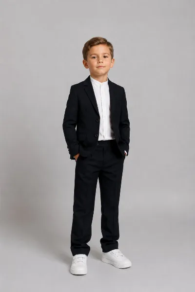 Thomas School Suit for Boys, Navy Blue