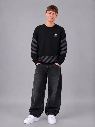 Світшот підлітковий,  чорний графіт OFF WHITE 19102 ADNS